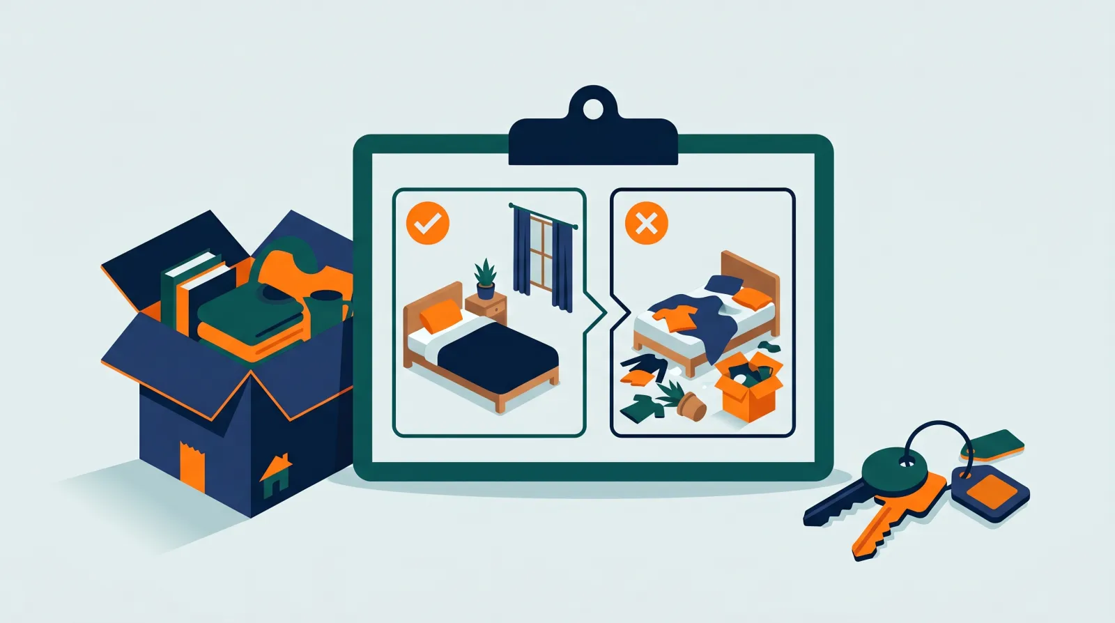Check-out reports and schedules of condition: ending a tenancy cleanly